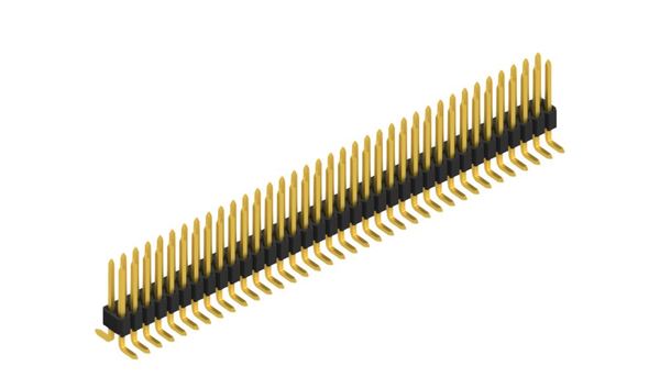 1.27 x 1.27mm 表面実装用連結ピン 2列 72ピン アクアス | イプロス