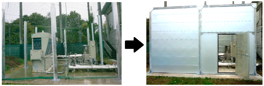 【施工事例】某学校様の騒音対策