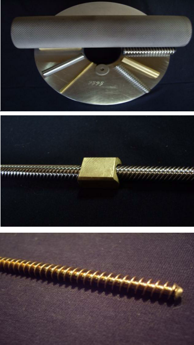 快削鋼・ステンレス・チタンの中間加工部品に　転造ローレット加工