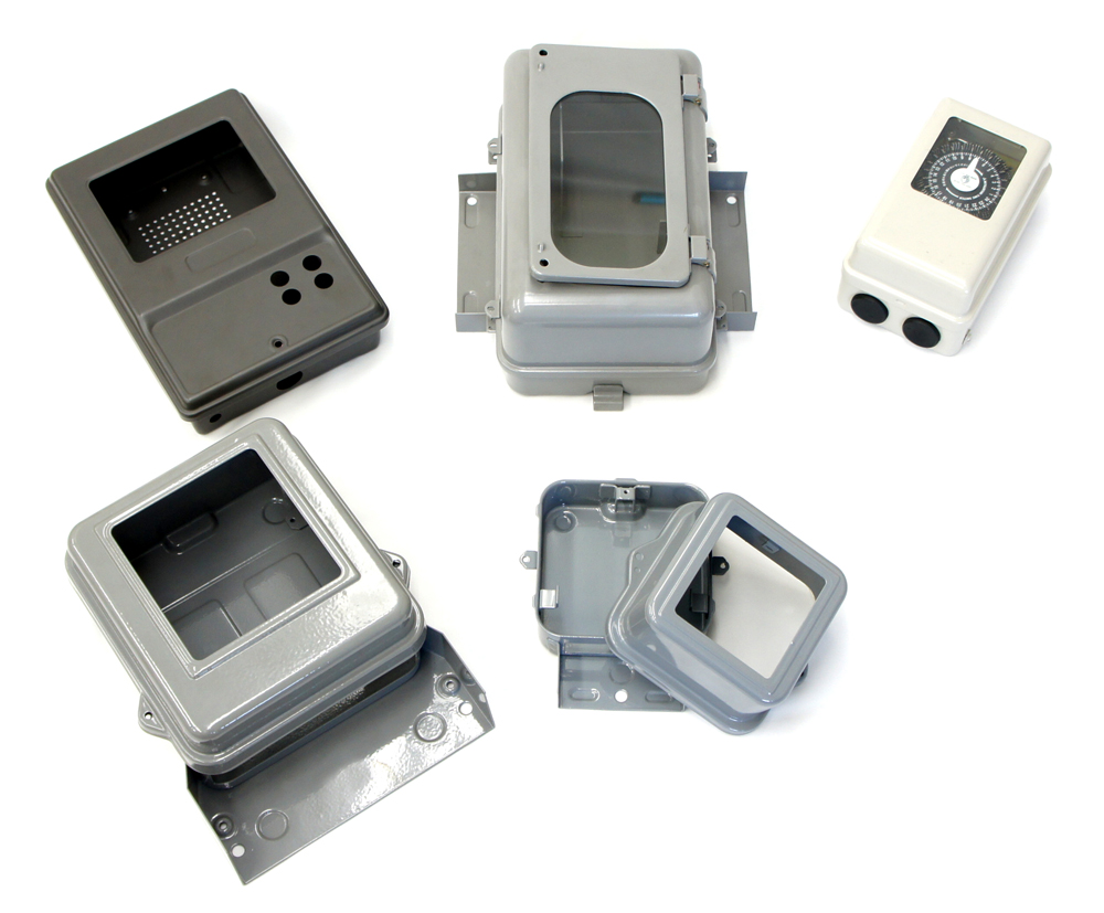 メーターカバー　絞り　スポット溶接