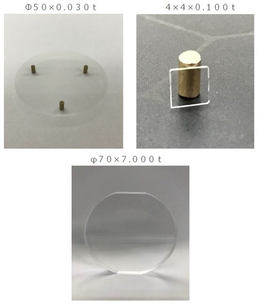高精度水晶加工製品