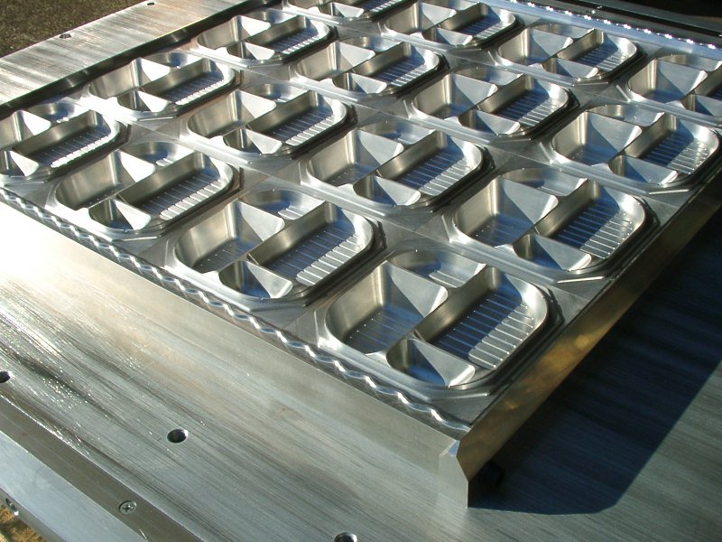 プラスチック食品容器用 真空成型金型　