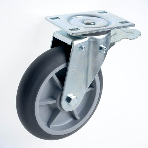 重荷重用TPRキャスター ( 高弾性TPR大型キャスター)