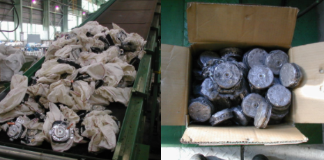 【破砕事例】自動車エアーバック