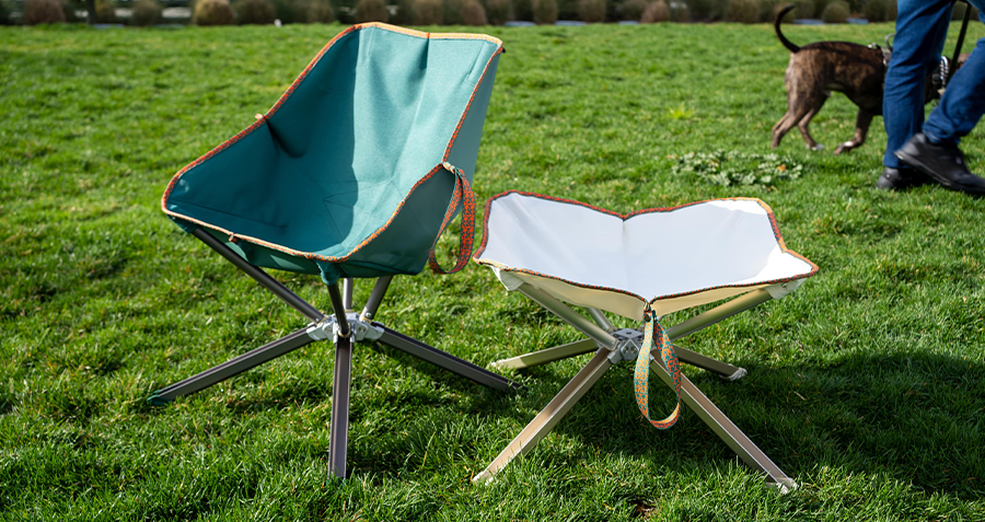 アウトドアチェア・オットマン『Foldable Lander』 エーブル企画