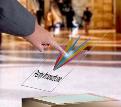 次世代映像技術「空中映像」