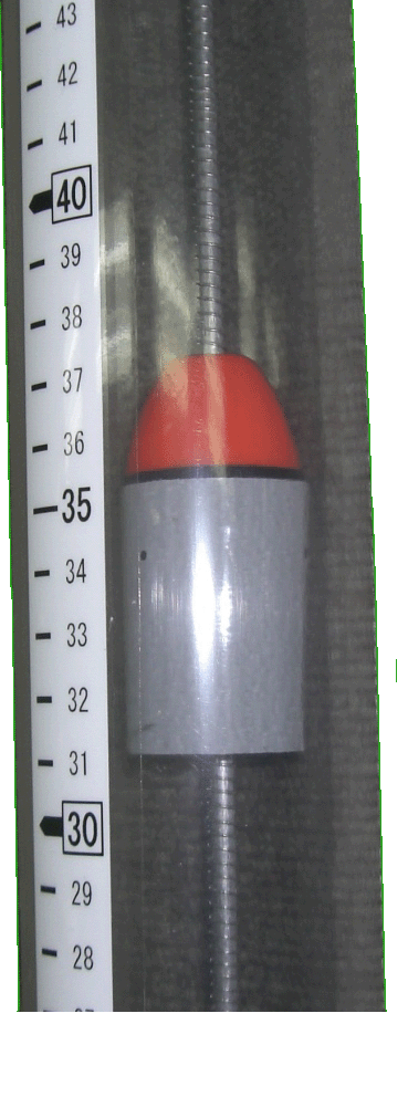 フロート式洪水痕跡計