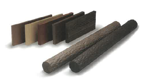 エクステリア整備資材『プラ擬木シリーズ』