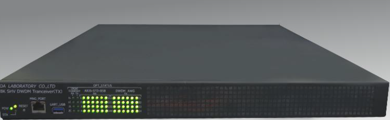 8Kフルスペック対応波長多重伝送装置