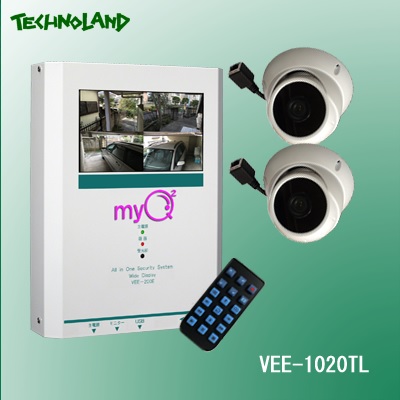 家庭用防犯カメラ『myQ2』【電源を入れるだけで設置完了】