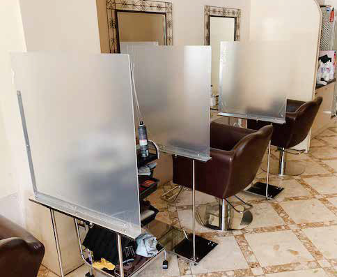 店舗向け飛沫防止パーテーション