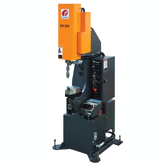 油圧カシメ機『デスクカシメＳ』アルミにも！