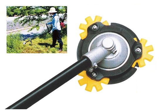 刈払機用回転ヘッド『花のまるカッターW』