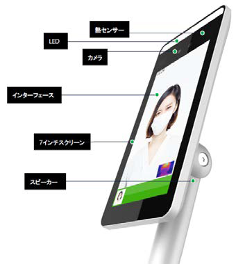 体温測定・顔認証AIカメラ『V2LW』