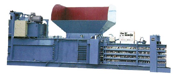 『減容圧縮梱包機』