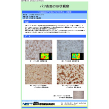 【分析事例】パフ表面の形状観察