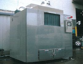 業務用発泡スチロール減容処理機　メルトエース