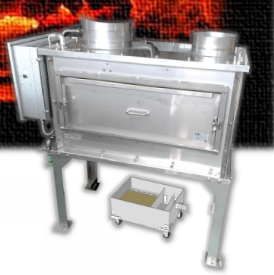 ピザ窯排気煤取装置『ススとり君』