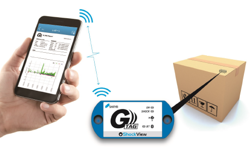 無線型輸送環境記録計『G-TAG ShockView』