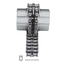 Roller chain coupling