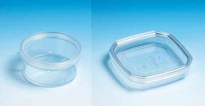 【プラスチック食品容器】セーフティ付容器