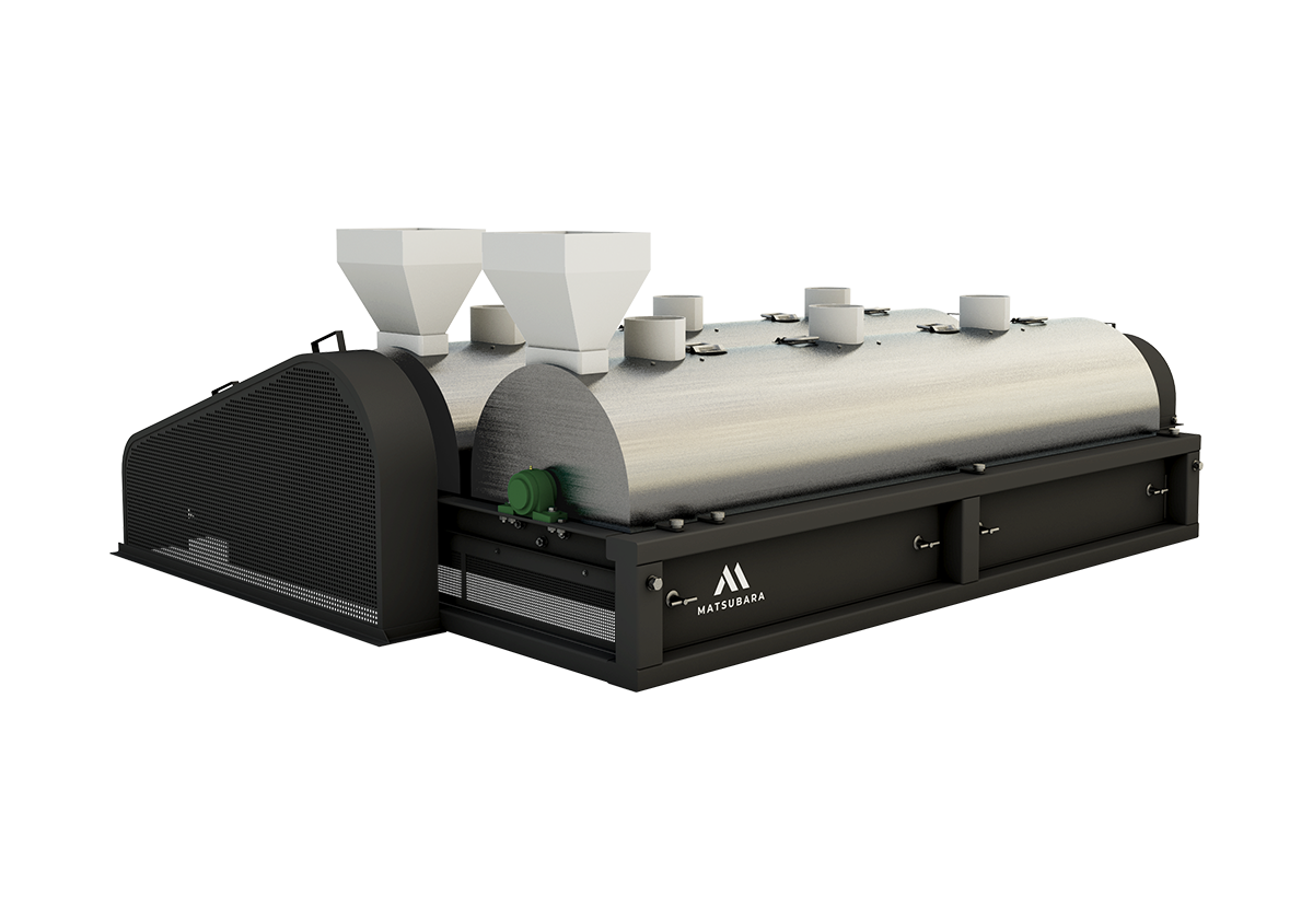 研磨＋除塵を一台で！大豆・小豆・黒豆用 高精度研磨除塵クリーナー