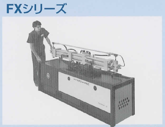 ハイドロパック「高圧無潤滑ガスコンプレッサー　FXシリーズ」