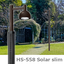 Disaster Prevention Lighting Solar LED Streetlight "HS-558 Solar Slim"