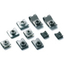 Weld-free thin plate spring clip nut