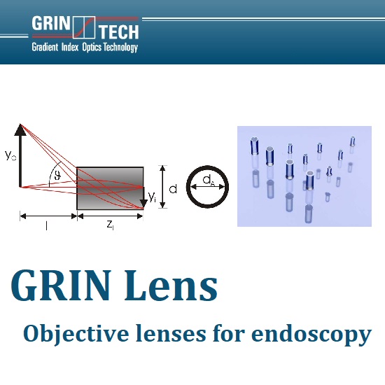 グリンレンズ『内視鏡用対物レンズ』【イメージング光学用レンズ】