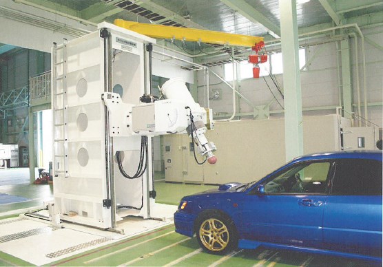 『歩行者保護試験機』