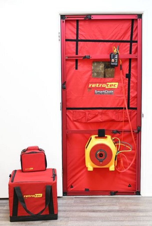 大型建物気密測定紹介　【気密測定のノウハウ集進呈中】