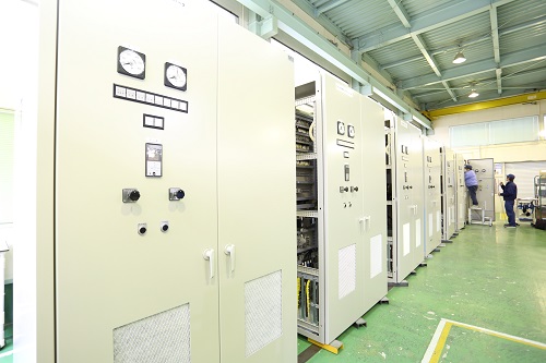 上下水道システムの制御盤　製造サービス