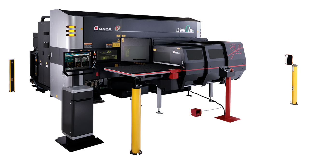 パンチとレーザで穴あけ・切断　小型機『LC-C1AJeシリーズ』