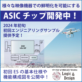 【ASIC】様々な映像機器にリアルタイム画像鮮明化の組込みが実現