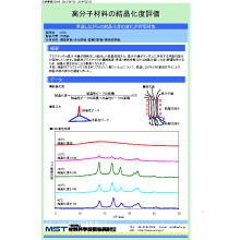 【分析事例】高分子材料の結晶化度評価