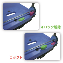 静かで軽い、樹脂運搬車／サイレントマスター（プッシュブレーキ付