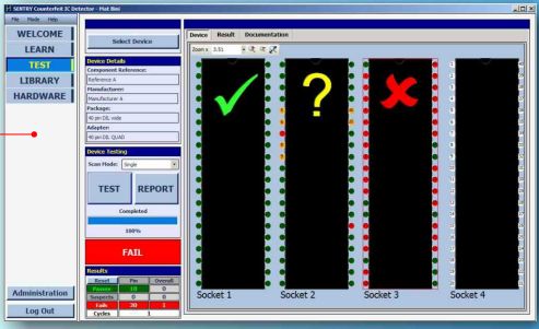 偽造IC発見・判別装置 COUNTERFEIT ICテスター | アスコット - Powered