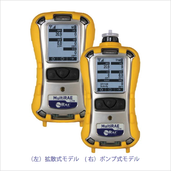 ガス検知器｜複合ガス検知器 マルチレイ シリーズ | 日本