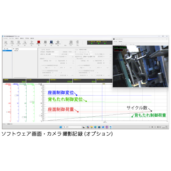 椅子・オフィスチェア試験機 》評価基準に合わせた試験機も対応 | 米倉