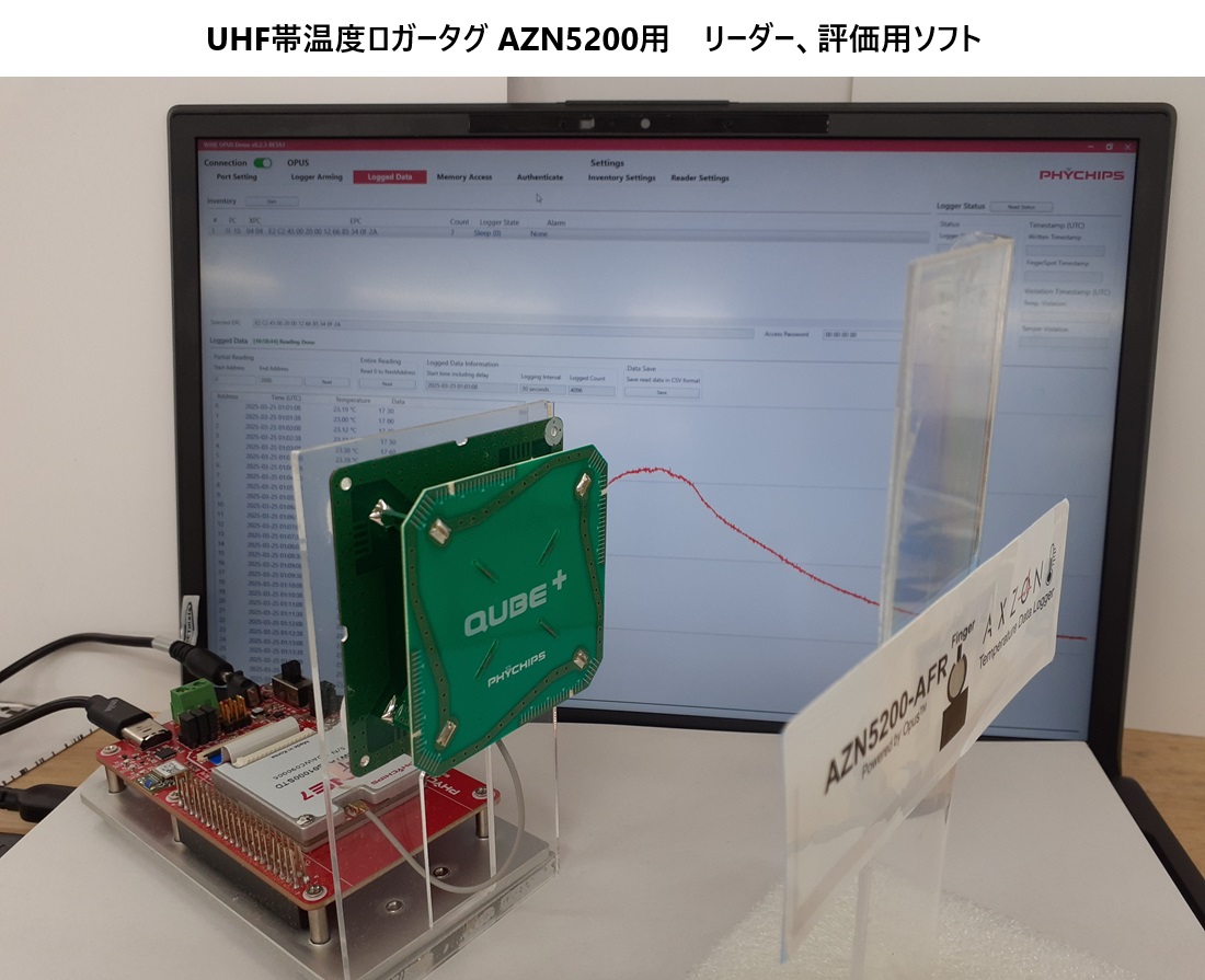 UHF帯RFIDシールタイプ温度ロガータグ『AZN5200』 | シーレックス