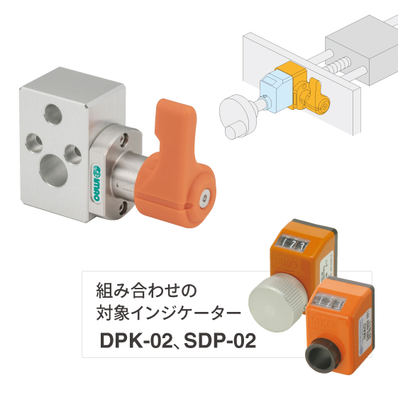 Shaft lock that allows you to secure the rotation axis by simply