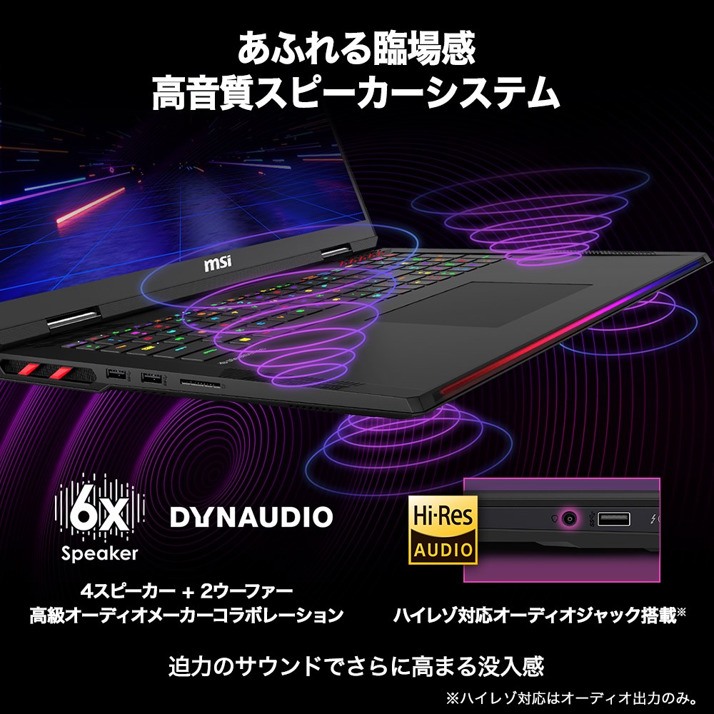 ゲーミングノートPC『Raider 18 HX A14V』 | エムエスアイ