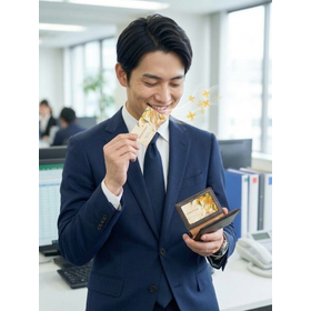 キンモクセイの香りを楽しむサラリーマン.jpg