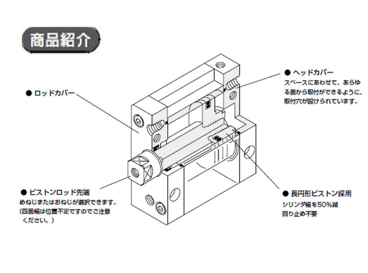 CKD 偏平シリンダ用ピストンロッド組立 FCD-KL-50-26-PST-ROD-ASSY CKD 偏平シリンダ用ピストンロッド組立 FCD-KL-25-108-PST-ROD-ASSY