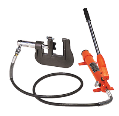 手動油圧式工具 圧着工具 メーカー型式不明 ※現状 手動油圧式圧着工具 HT51-広栄商事