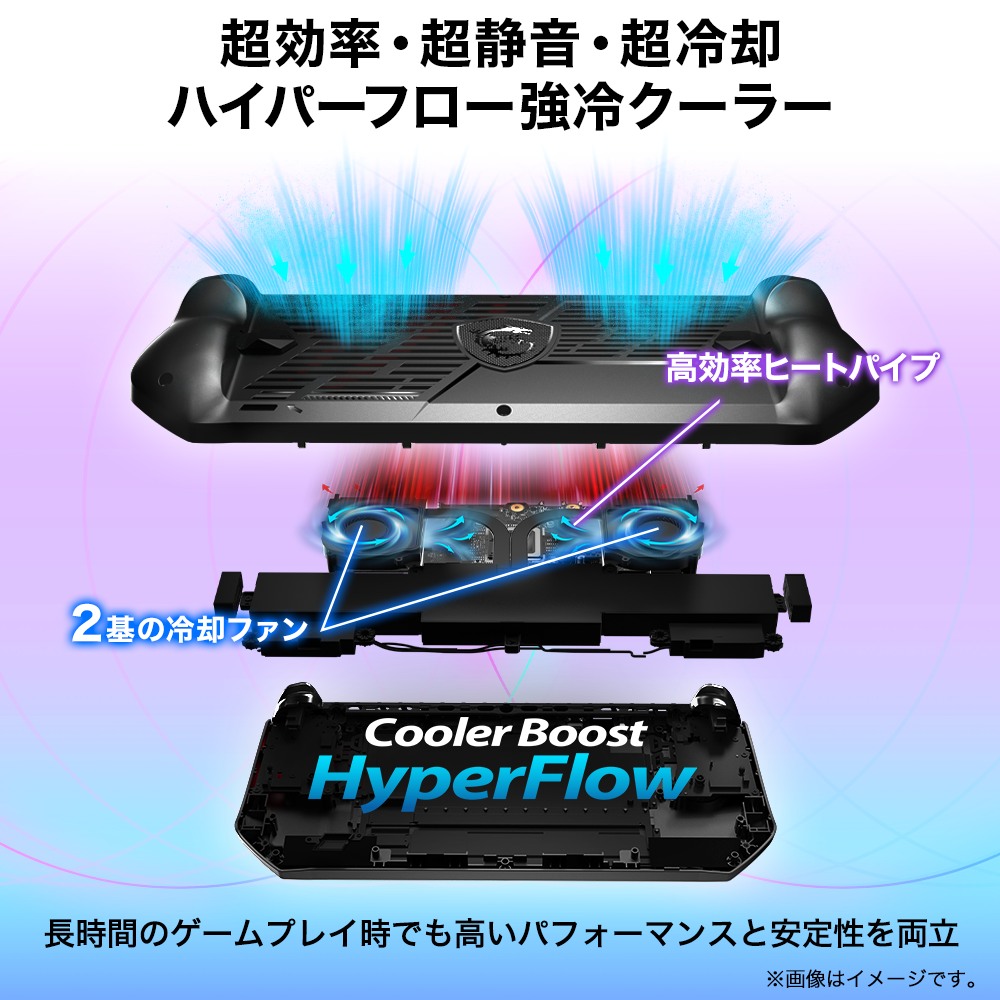 ポータブルゲーミングPC『Claw 7 AI＋ A2VM』 | エムエスアイ
