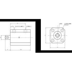 超小型エアベアリングシリンダ『ACS-4-5』　製品寸法.jpg