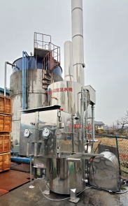 ステンレス製小型焼却炉『トクB-800型』※集塵サイクロン付き