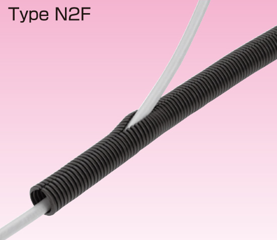 ■ＳＡＮＫＥＩ サンフレキＲＯＢＯ スリット付 耐寒タイプ 黒色 N2F50(1593758)[送料別途見積り][法人・事業所限定][掲外取寄] □ＳＡＮＫＥＩ サンフレキＲＯＢＯ スリット付 耐寒タイプ 黒色 N2F25